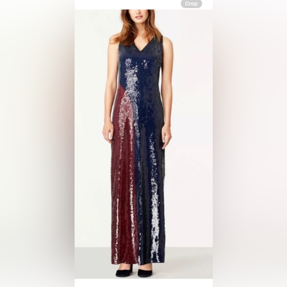 Tory Burch Ophelia Color Block
Sequin Dress